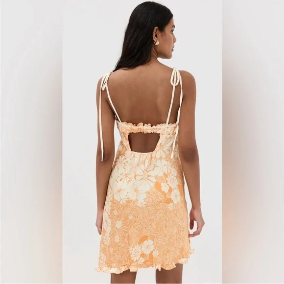 Intimately Free People Retro Daisy Slip Dress in Icelandic Poppy - Picture 3 of 8